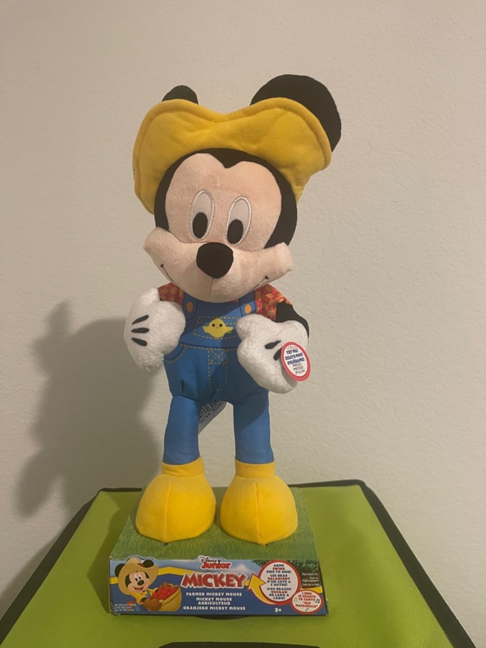 Disney Junior Farmer Mickey Mouse Feature Plush